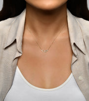 Omnia Wing Diamond Necklace
